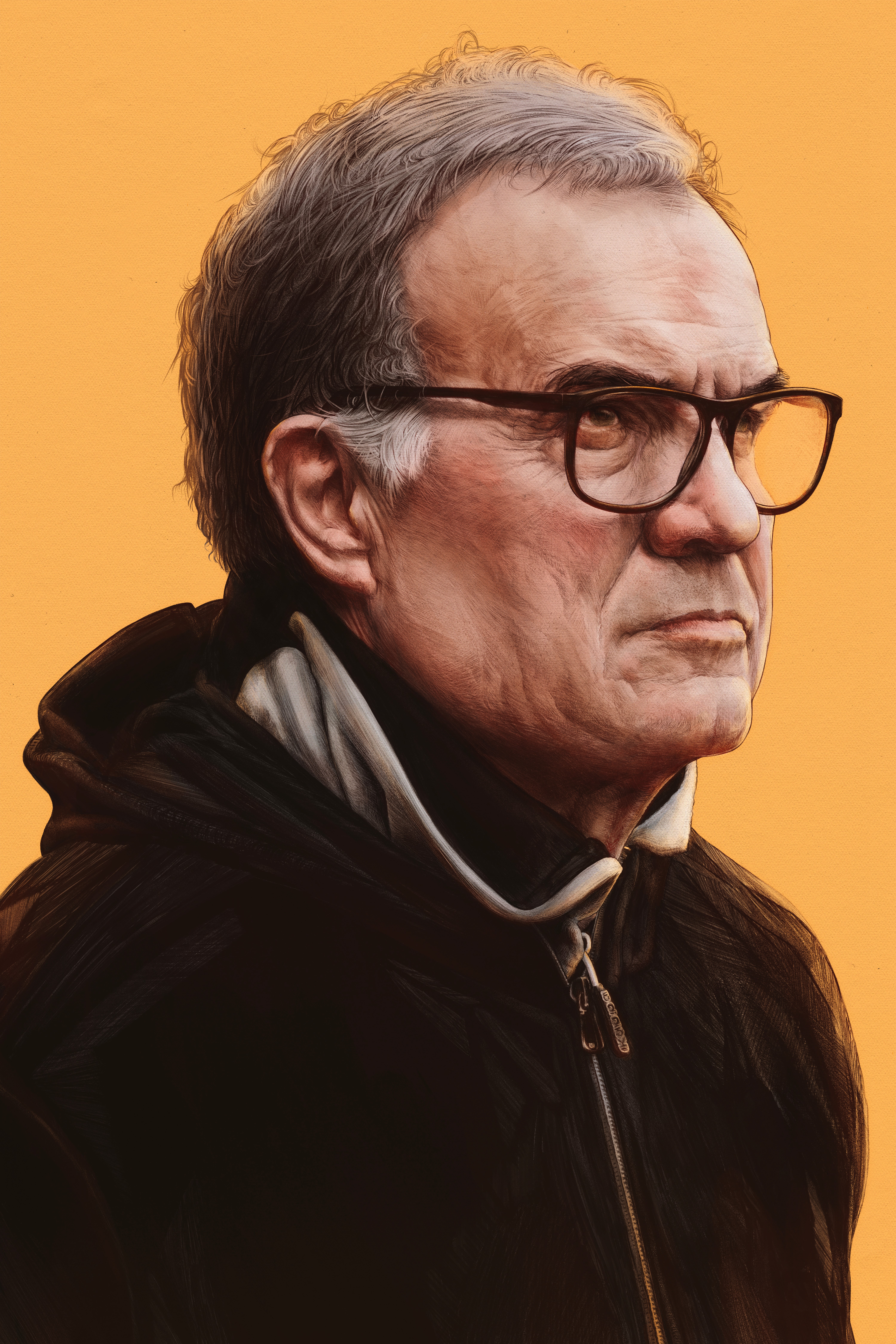 A coloured Bielsa portrait