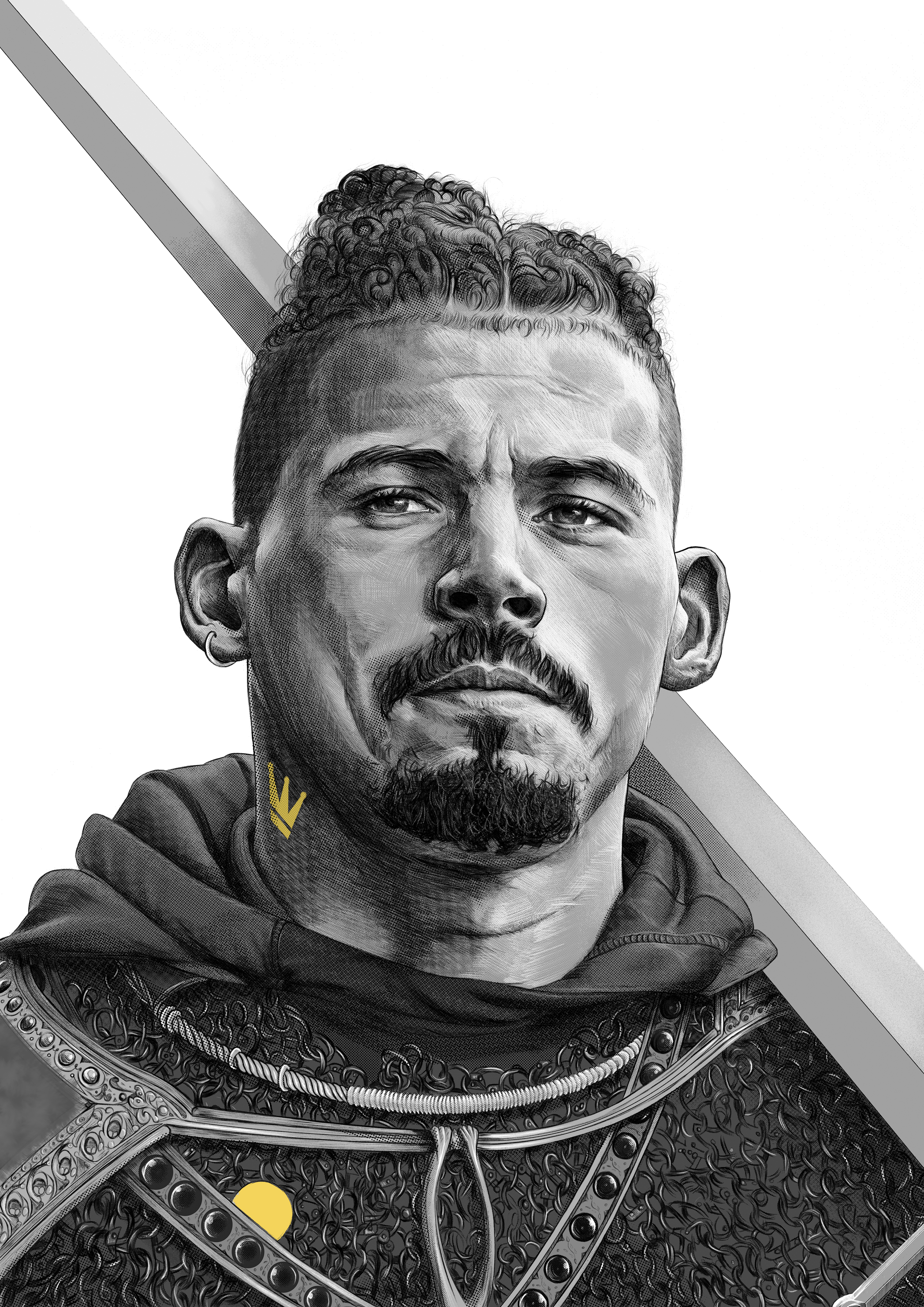Step 5 — Final black and white